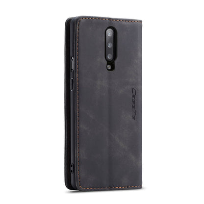 CASEME 013 Series for OnePlus 7 Pro Auto-absorbed Wallet Stand PU Leather Phone Cover