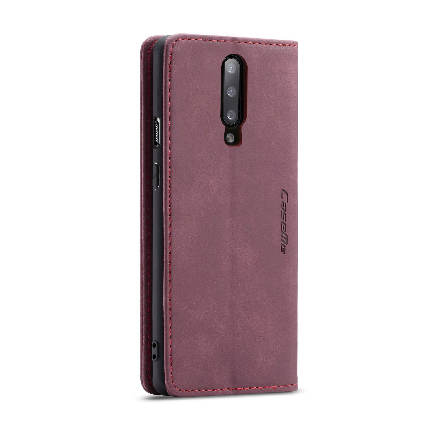 CASEME 013 Series for OnePlus 7 Pro Auto-absorbed Wallet Stand PU Leather Phone Cover