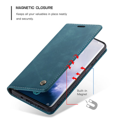 CASEME 013 Series for OnePlus 7 Pro Auto-absorbed Wallet Stand PU Leather Phone Cover