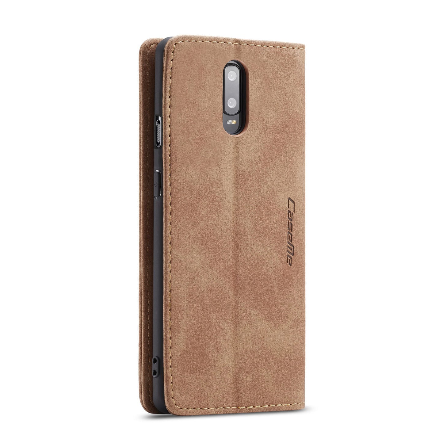 CASEME 013 Series Auto-absorbed Leather Flip Wallet Case for OnePlus 7