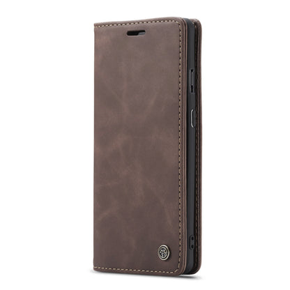 CASEME 013 Series Auto-absorbed Leather Flip Wallet Case for OnePlus 7