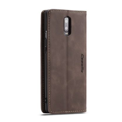 CASEME 013 Series Auto-absorbed Leather Flip Wallet Case for OnePlus 7