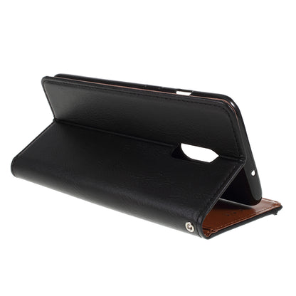 Auto-absorbed Wallet Leather Stand Phone Cover for OnePlus 7