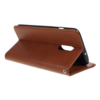 Auto-absorbed Wallet Leather Stand Phone Cover for OnePlus 7