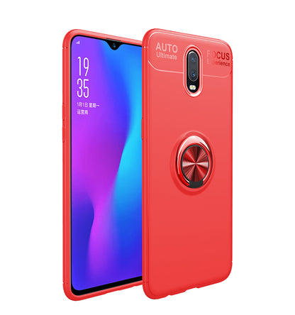 Finger Ring Kickstand TPU Case for OnePlus 7 (Built-in Metal Sheet)