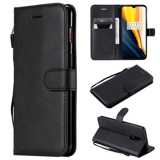 KT Leather Series-2 Wallet Leather Stand Case for OnePlus 7