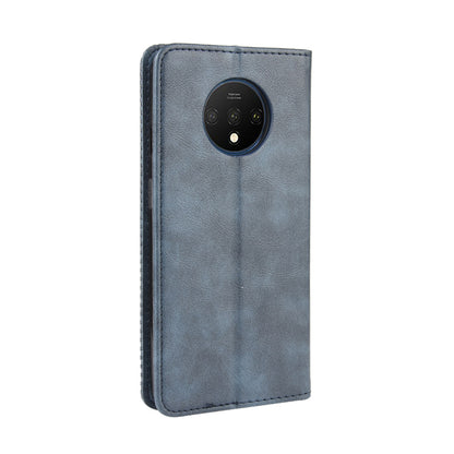 Retro Auto-absorbed Stylish Leather Phone Casing for OnePlus 7T