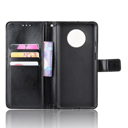 Crazy Horse Skin Leather Wallet Case Shell for OnePlus 7T