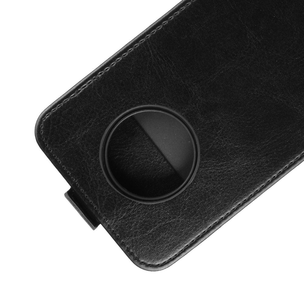 Crazy Horse Vertical Leather Case with Card Slot for OnePlus 7T