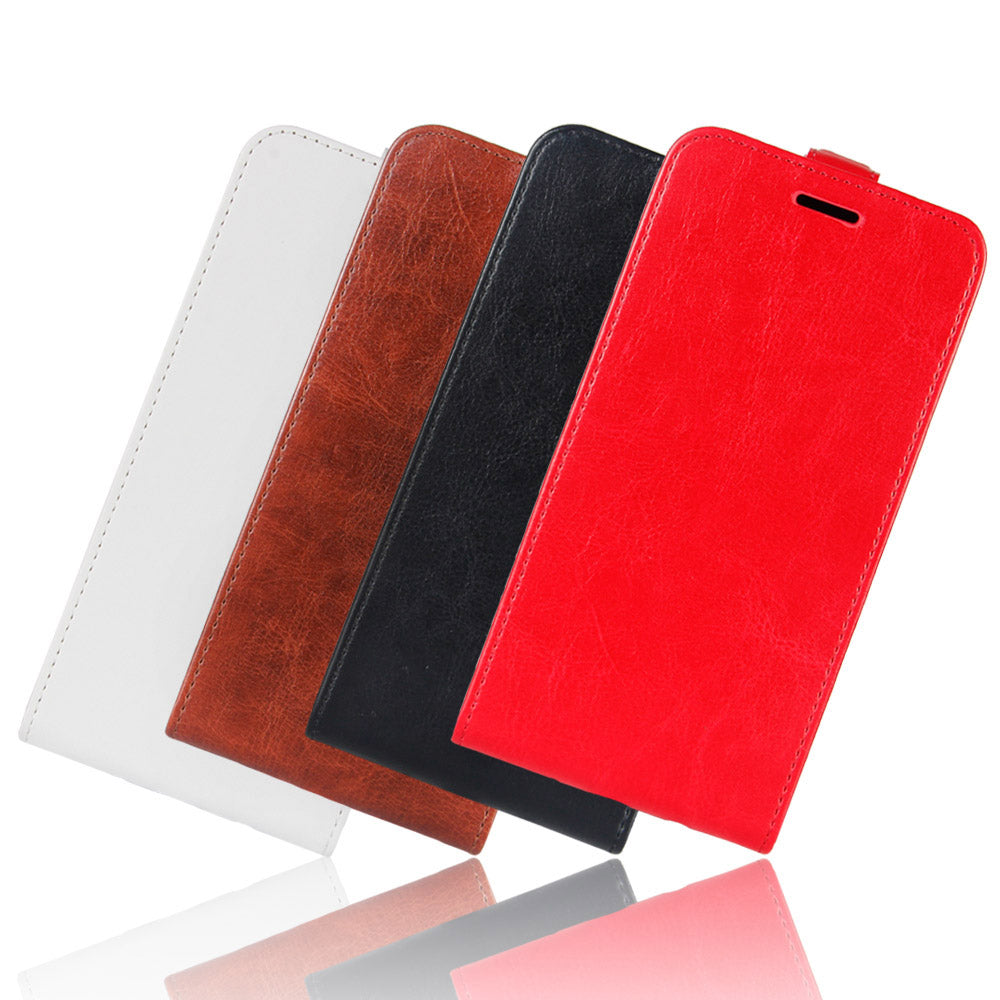 Crazy Horse Vertical Leather Case with Card Slot for OnePlus 7T