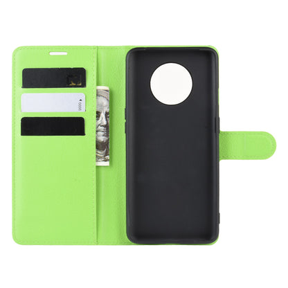 Litchi Grain Wallet Leather Phone Cover for OnePlus 7T