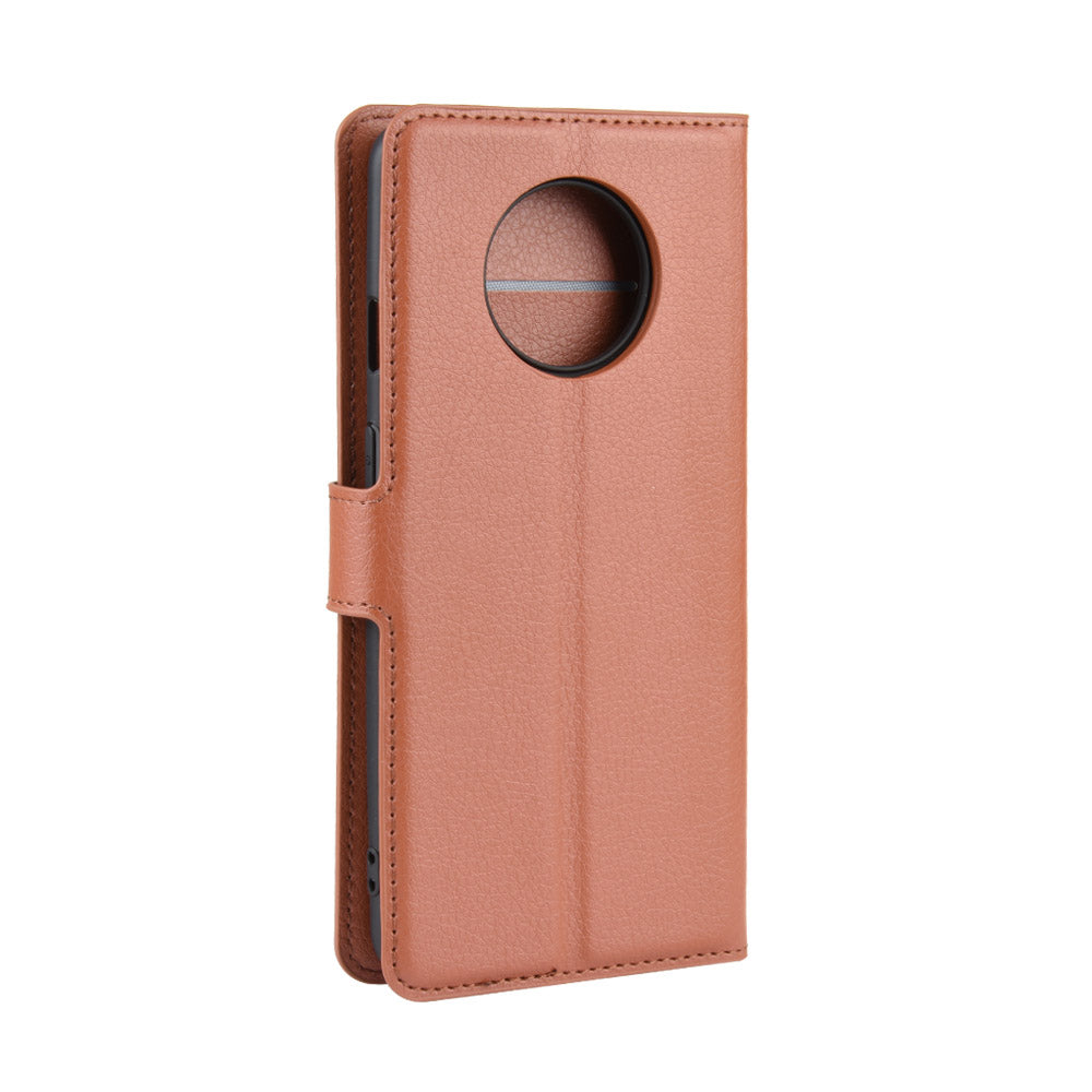 Litchi Grain Wallet Leather Phone Cover for OnePlus 7T