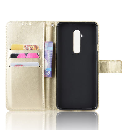 Crazy Horse Texture Leather Wallet Phone Shell Casing for OnePlus 7T Pro