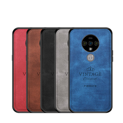 PINWUYO Honorable Series PC + TPU + Leather Hybrid Shell Phone Casing for OnePlus 7T