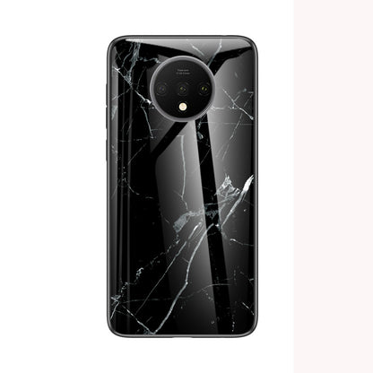 Marble Grain Tempered Glass PC + TPU Mobile Casing for OnePlus 7T