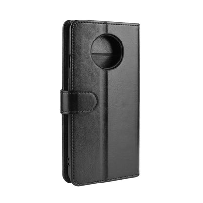 Crazy Horse Wallet Style Leather Phone Stand Shell Case for OnePlus 7T