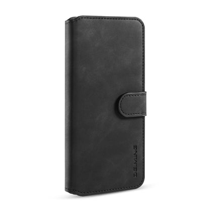 DG.MING Retro Style Leather Wallet Shell Stand Case for OnePlus 7T