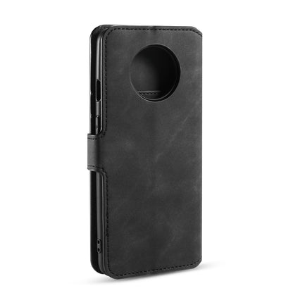 DG.MING Retro Style Leather Wallet Shell Stand Case for OnePlus 7T