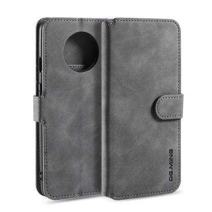 DG.MING Retro Style Leather Wallet Shell Stand Case for OnePlus 7T