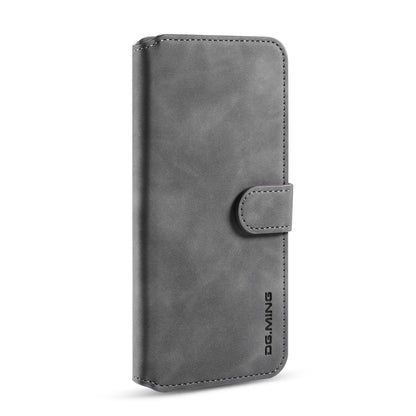 DG.MING Retro Style Leather Wallet Shell Stand Case for OnePlus 7T