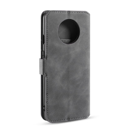 DG.MING Retro Style Leather Wallet Shell Stand Case for OnePlus 7T