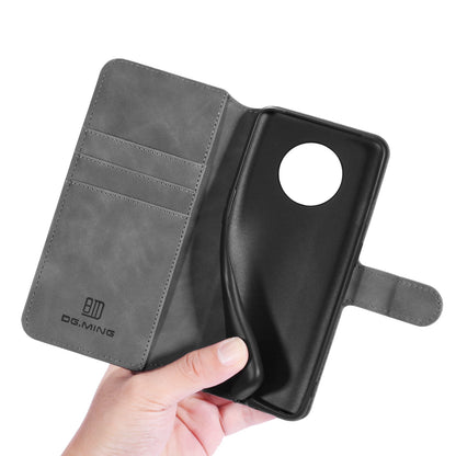 DG.MING Retro Style Leather Wallet Shell Stand Case for OnePlus 7T