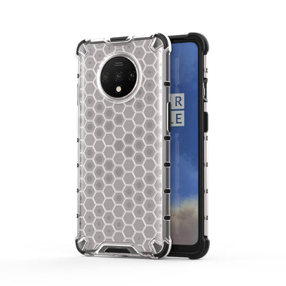 Honeycomb Pattern Shock-proof TPU + PC Hybrid Cover for OnePlus 7T