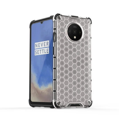 Honeycomb Pattern Shock-proof TPU + PC Hybrid Cover for OnePlus 7T