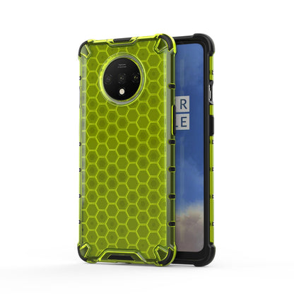 Honeycomb Pattern Shock-proof TPU + PC Hybrid Cover for OnePlus 7T