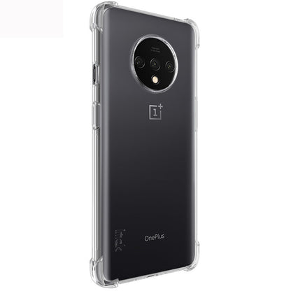 IMAK for OnePlus 7T Silky Anti-drop Soft TPU Phone Cover [with Screen Protector Film]