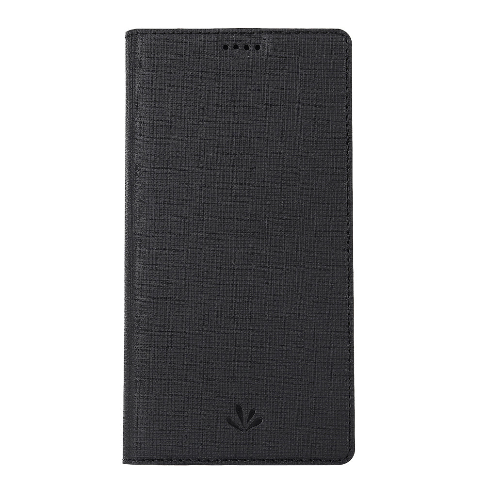 VILI DMX Cross Texture Stand Leather Card Holder Phone Cover for OnePlus 7T