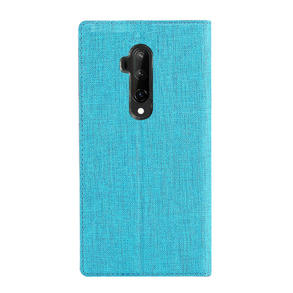 VILI DMX Cross Texture Leather Stand Case with Card Slot for OnePlus 7T Pro