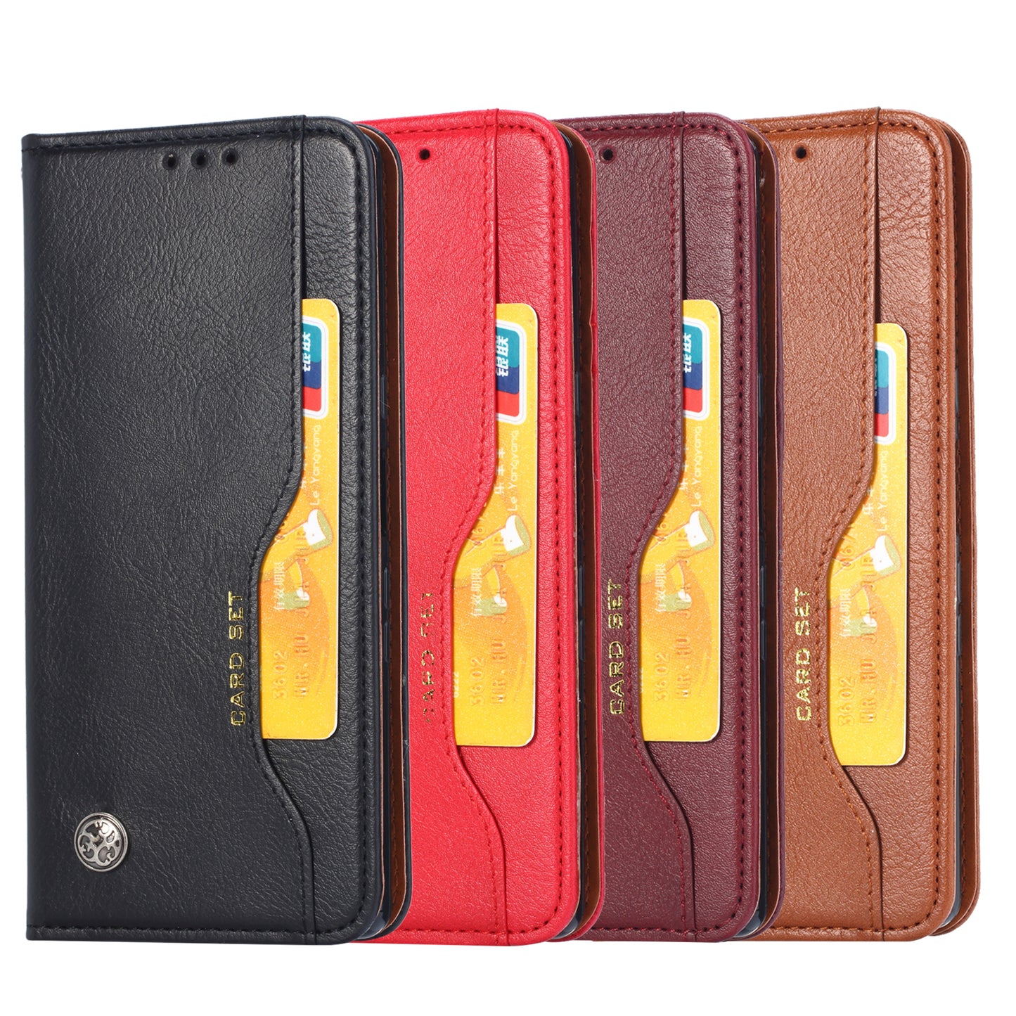 Auto-absorbed PU Leather Wallet Mobile Cover for OnePlus 7T Pro