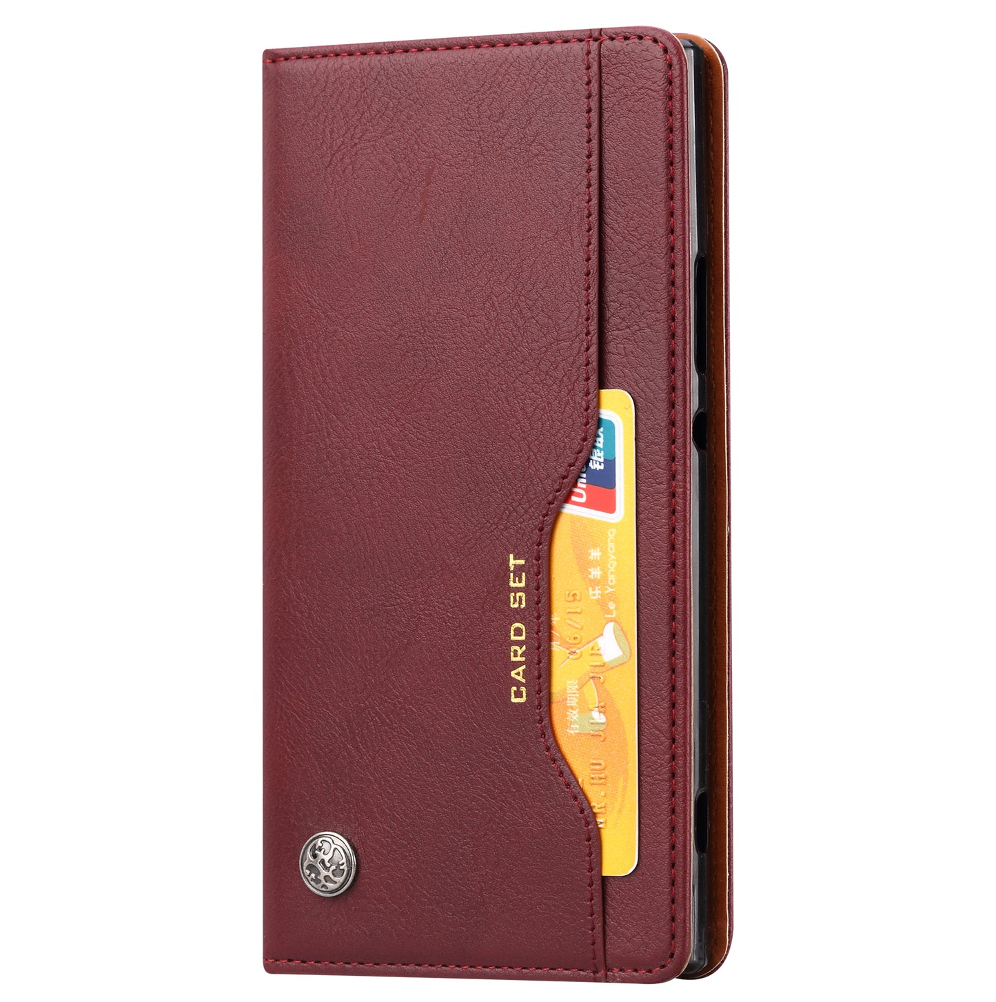 Auto-absorbed Wallet Stand Flip Leather Shell Case for OnePlus 7T