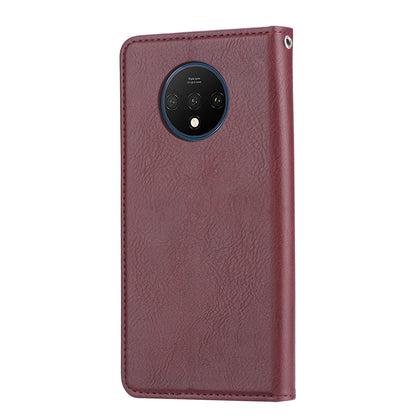 Auto-absorbed Wallet Stand Flip Leather Shell Case for OnePlus 7T