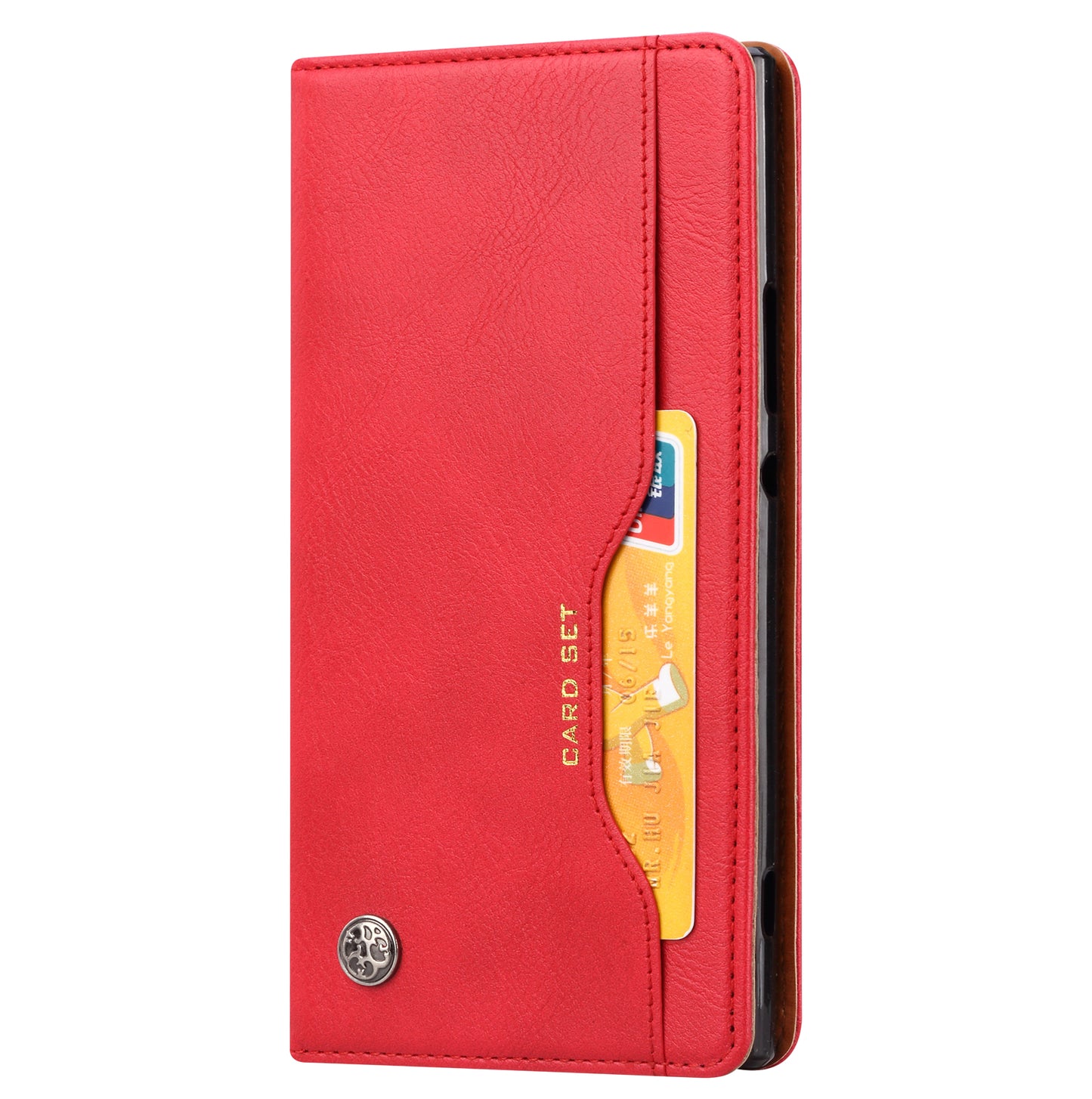 Auto-absorbed Wallet Stand Flip Leather Shell Case for OnePlus 7T