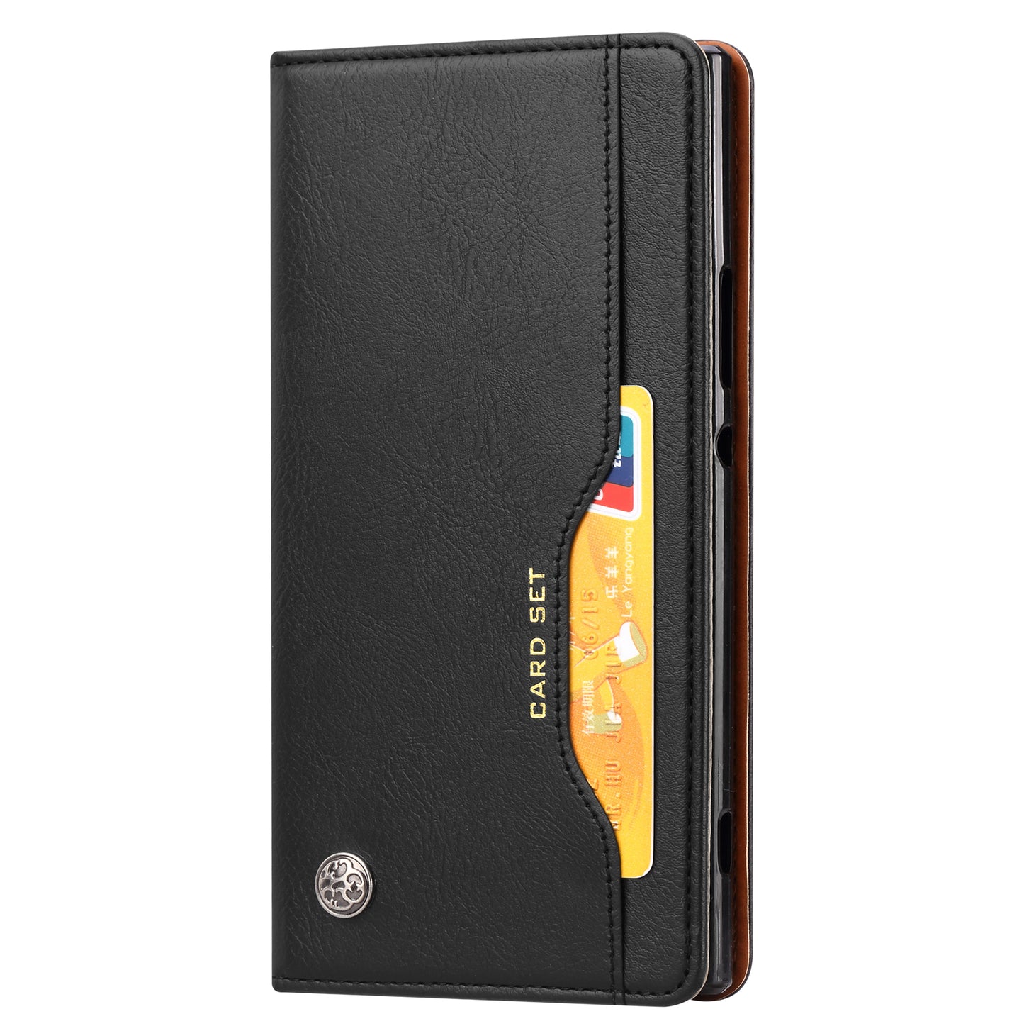 Auto-absorbed Wallet Stand Flip Leather Shell Case for OnePlus 7T