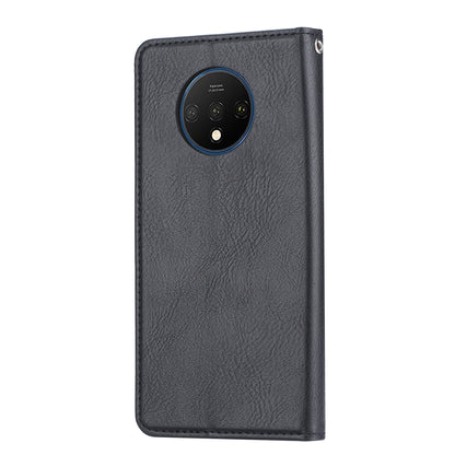 Auto-absorbed Wallet Stand Flip Leather Shell Case for OnePlus 7T