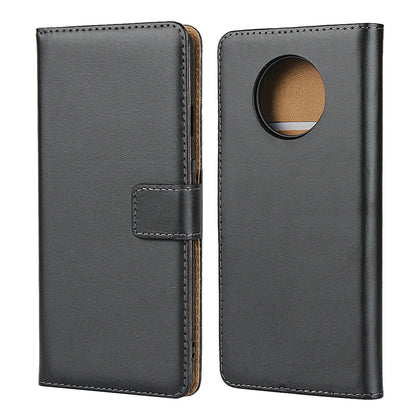 Genuine Leather Wallet Stand Cell Phone Cover for OnePlus 7T