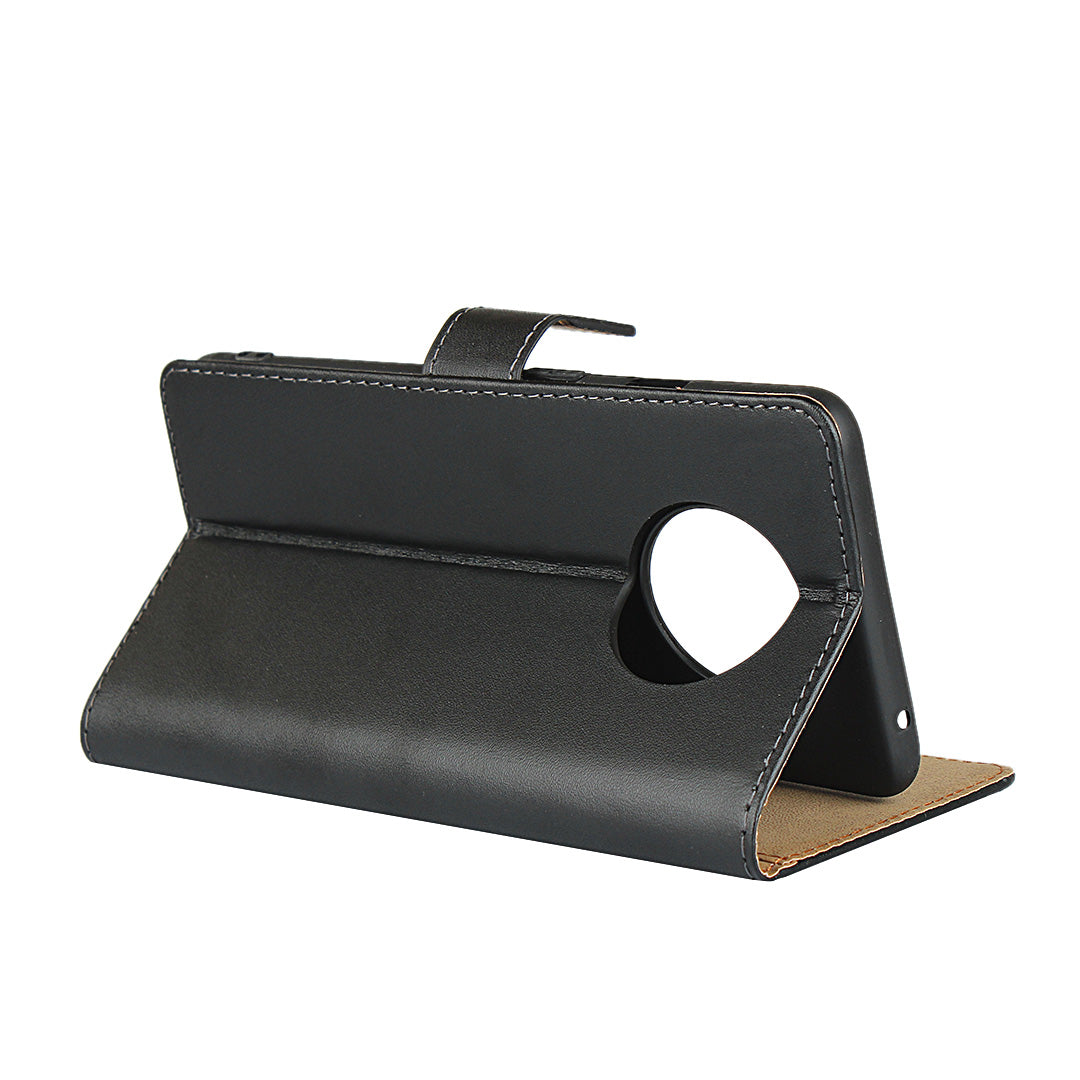 Genuine Leather Wallet Stand Cell Phone Cover for OnePlus 7T