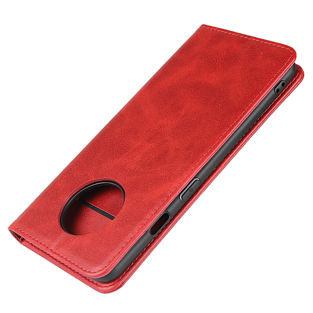 Auto-absorbed Leather Wallet Stand Phone Casing for OnePlus 7T