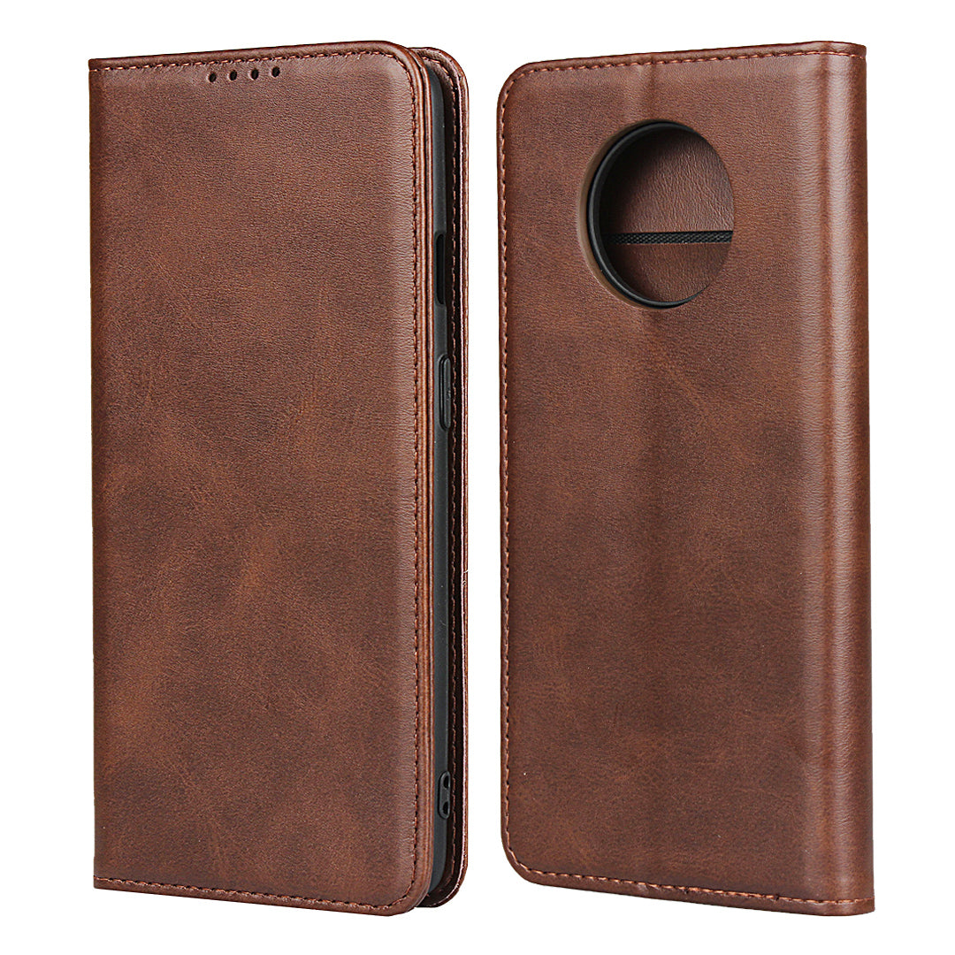 Auto-absorbed Leather Wallet Stand Phone Casing for OnePlus 7T