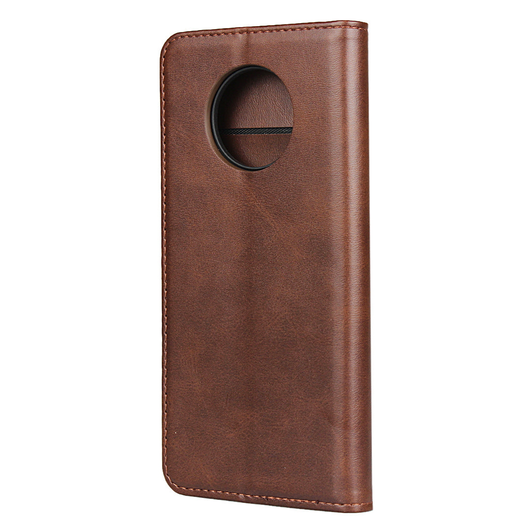 Auto-absorbed Leather Wallet Stand Phone Casing for OnePlus 7T