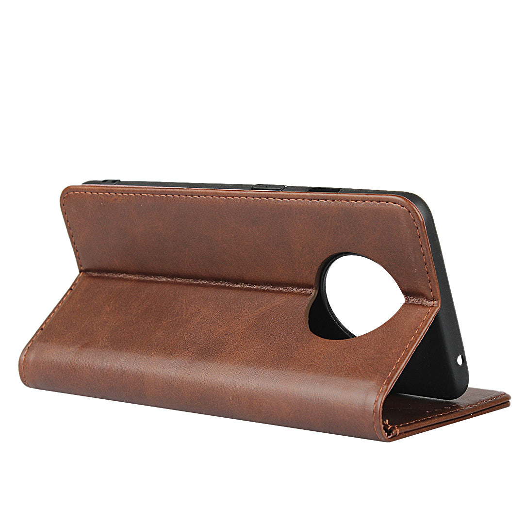 Auto-absorbed Leather Wallet Stand Phone Casing for OnePlus 7T