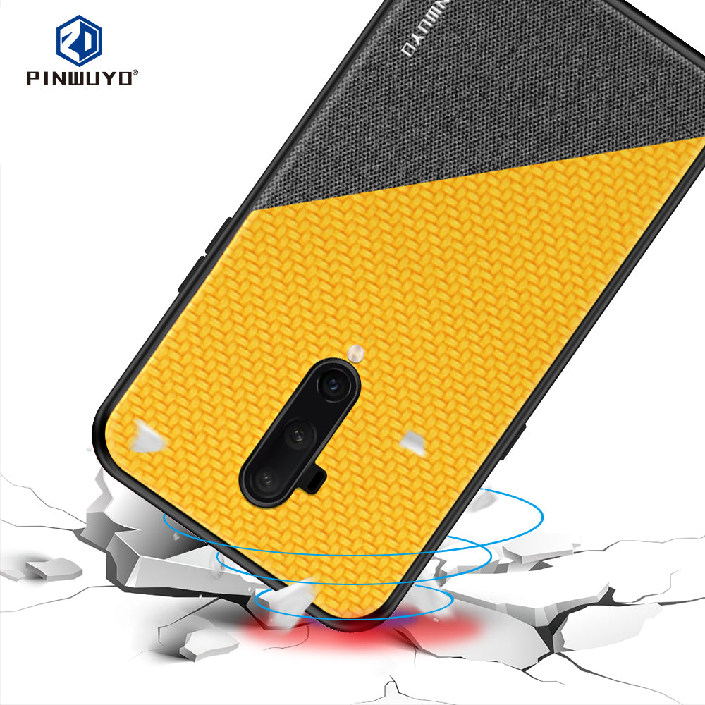 PINWUYO Honor Series PU Leather Coated PC + TPU Combo Case for OnePlus 7T Pro