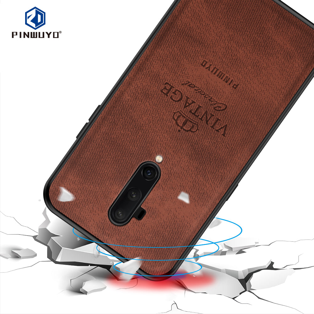 PINWUYO Honorable Series Anti-fall Hybrid Back Case for OnePlus 7T Pro