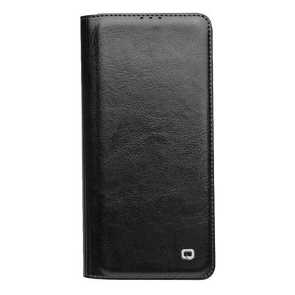 QIALINO Classic Genuine Leather Stylish Case with Card Slot for OnePlus 7T Pro