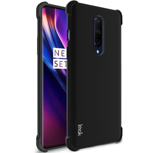 IMAK Anti-drop Soft TPU Phone Cover Shell with Screen Protective Film for OnePlus 8