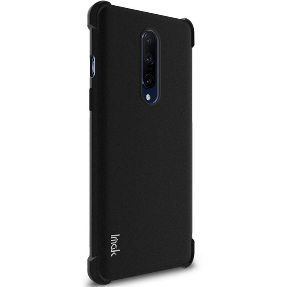 IMAK Anti-drop Soft TPU Phone Cover Shell with Screen Protective Film for OnePlus 8