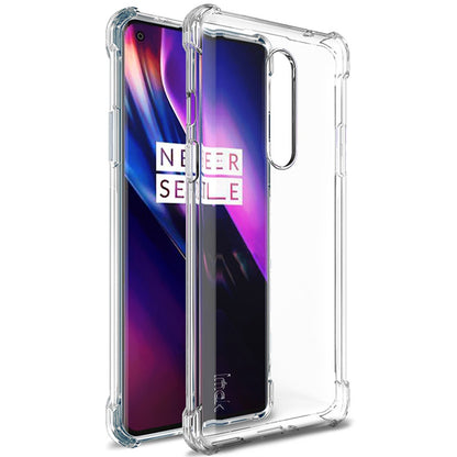 IMAK Anti-drop Soft TPU Phone Cover Shell with Screen Protective Film for OnePlus 8